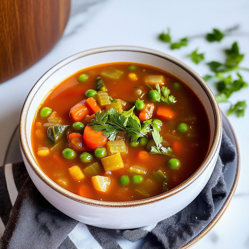 Recipe preparation for Best Vegetable Soup