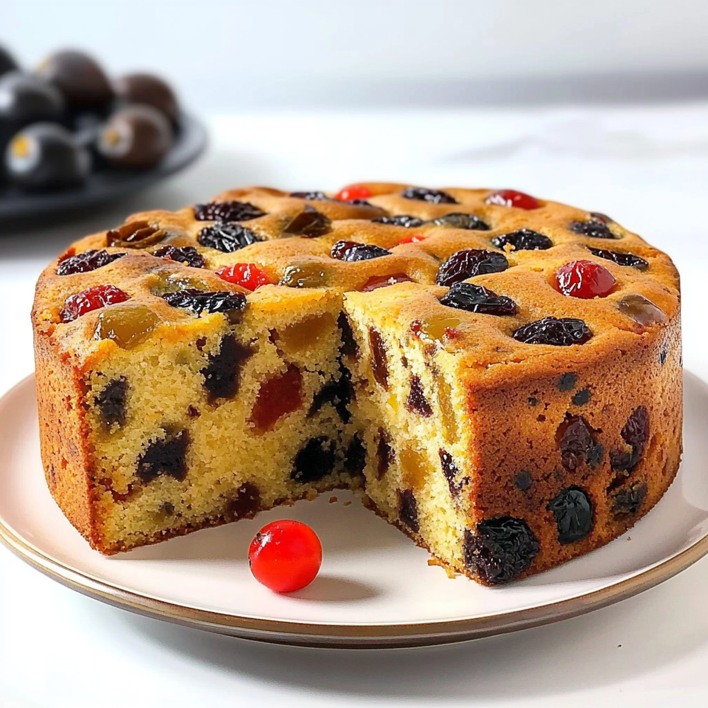 Recipe preparation for Spiced Fruit Cake