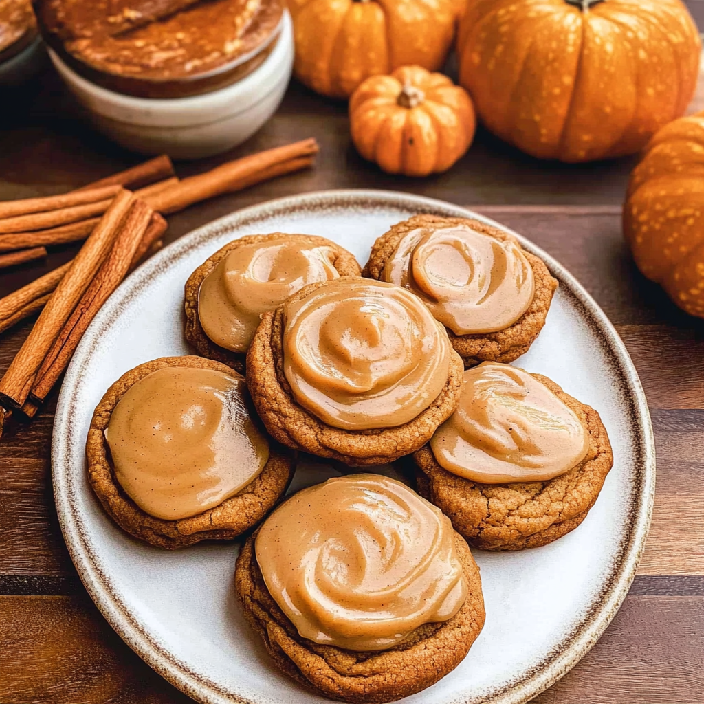 Recipe preparation for Pumpkin Spice Latte Cookies