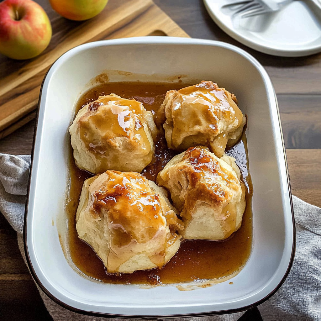 Recipe preparation for old-fashioned apple dumplings
