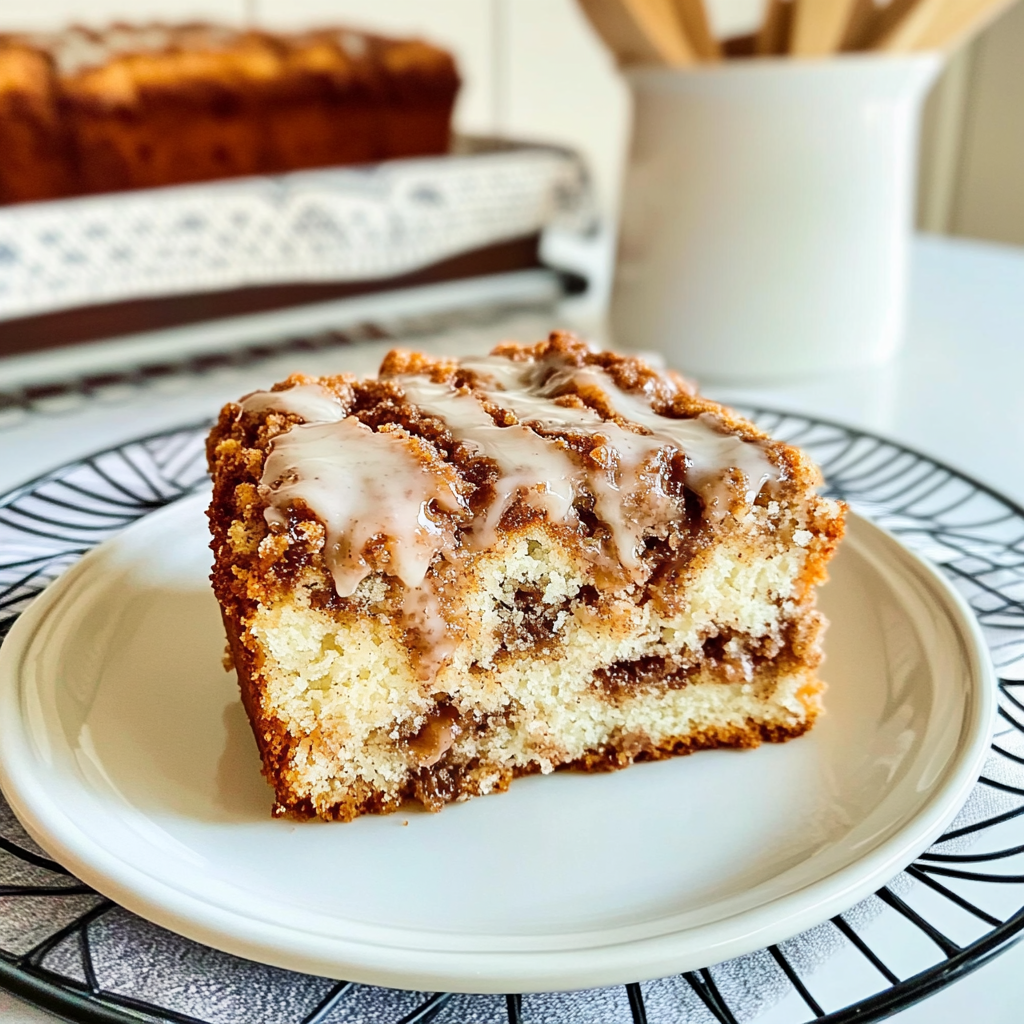Recipe preparation for Cinnamon Swirl Coffee Cake