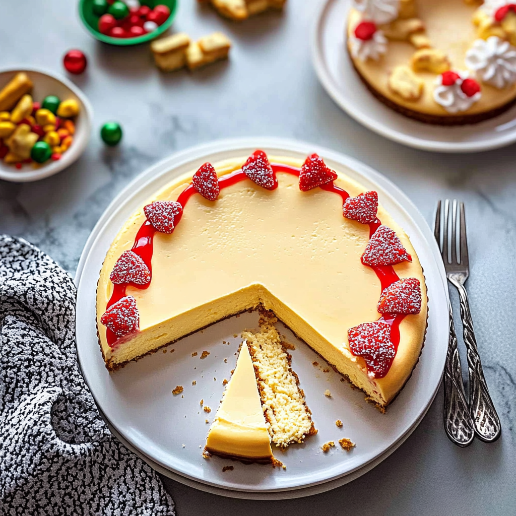 Recipe preparation for This Sugar Cookie Cheesecake