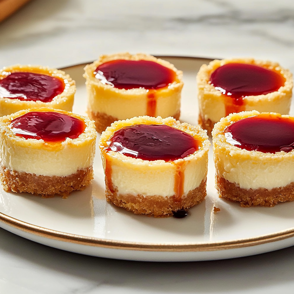 Recipe preparation for Mini Cheesecake Bites