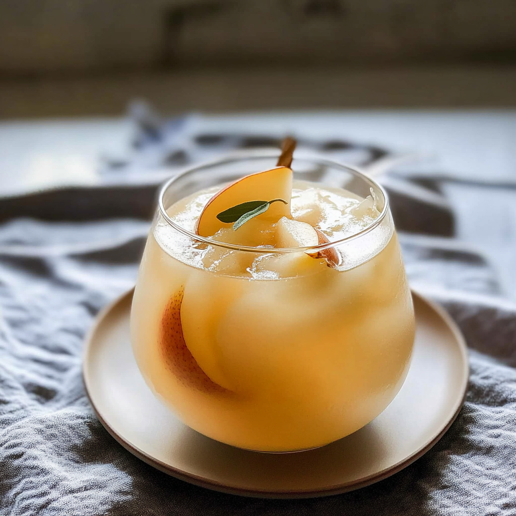 Recipe preparation for Mulled Pear Drink