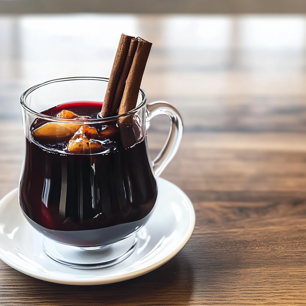 Recipe preparation for Vin Chaud (Mulled Wine)