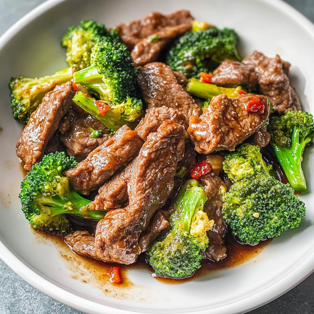Recipe preparation for Keto Beef and Broccoli