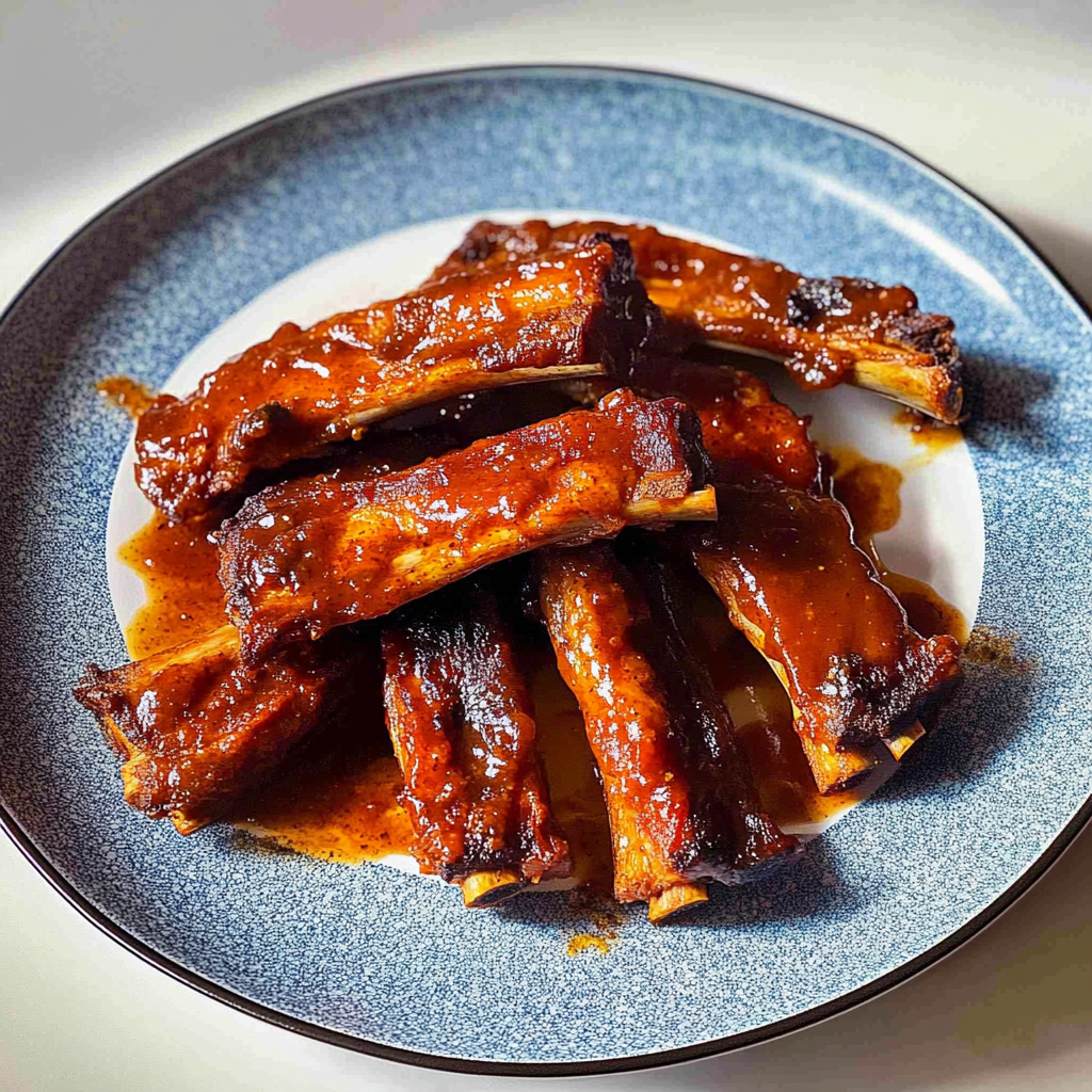Recipe preparation for Slow Cooker Country Ribs Recipe