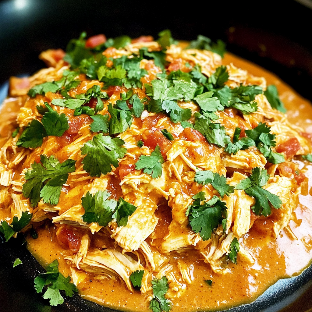 Recipe preparation for Slow Cooker Mexican Ranch Chicken