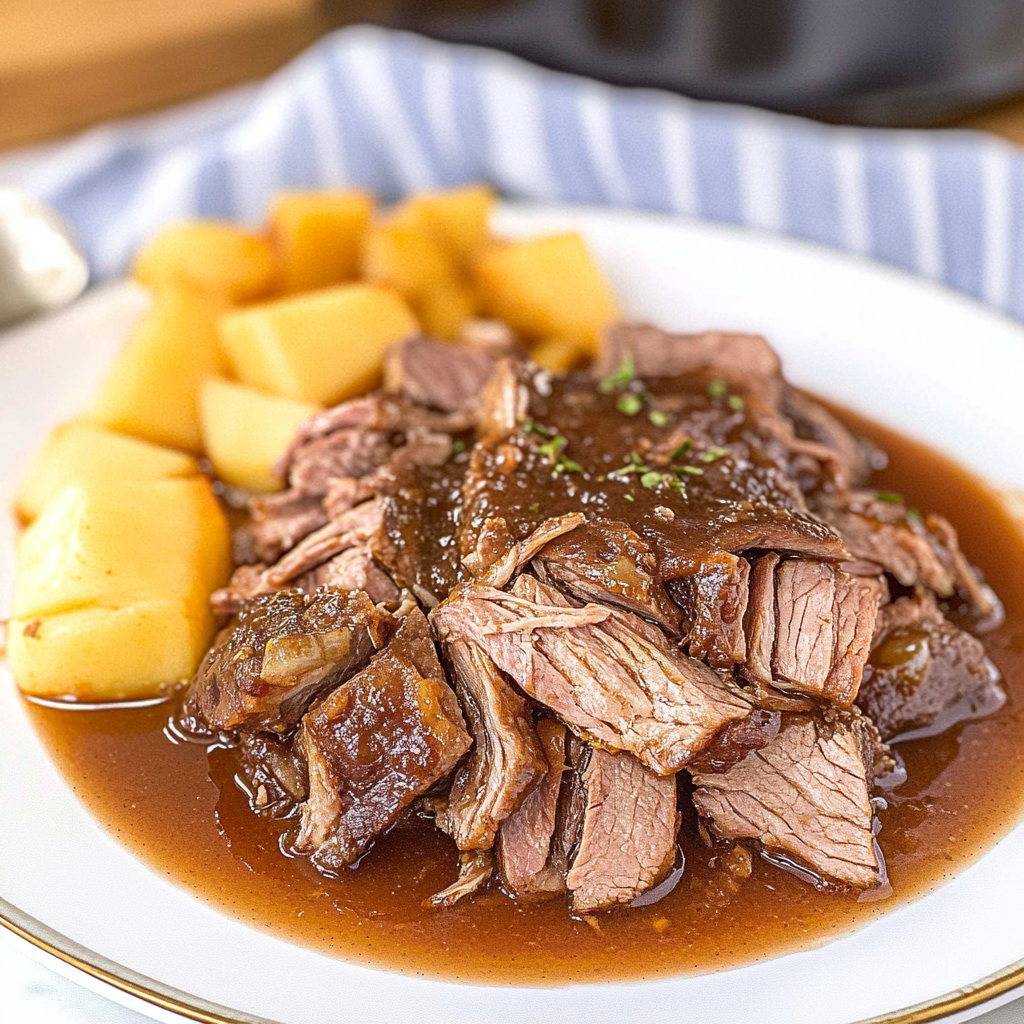 Recipe preparation for Crockpot London Broil