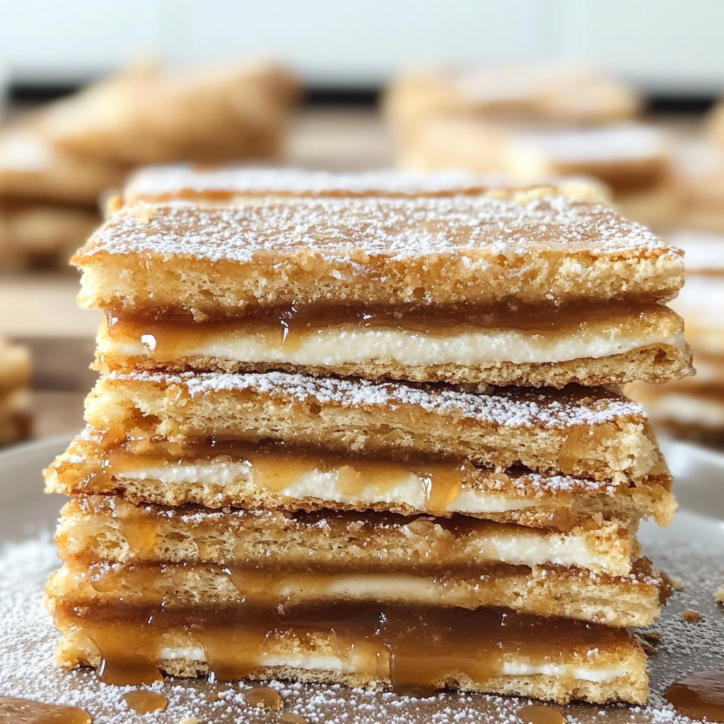 Recipe preparation for Churro Saltine Toffee