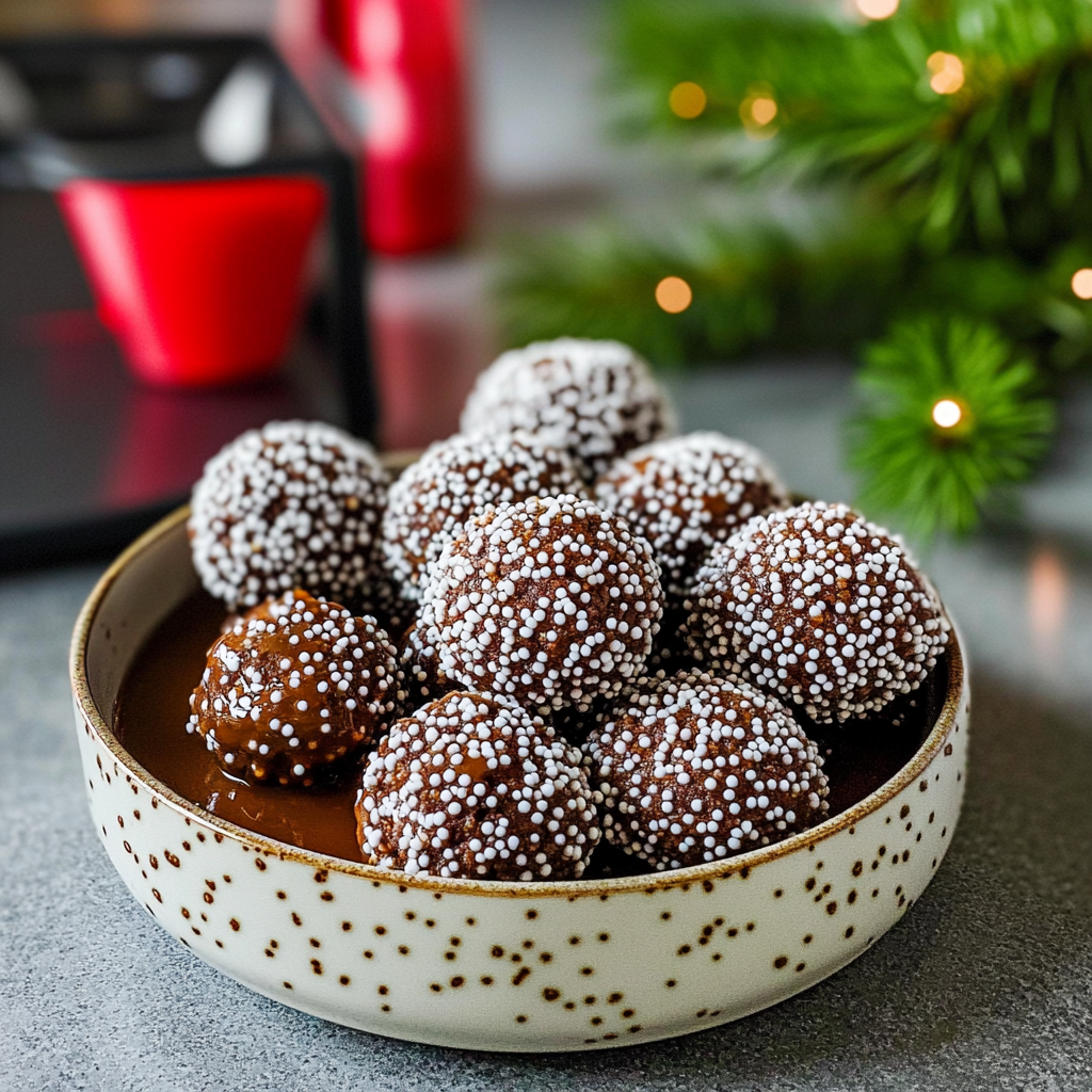 Recipe preparation for Rum Balls