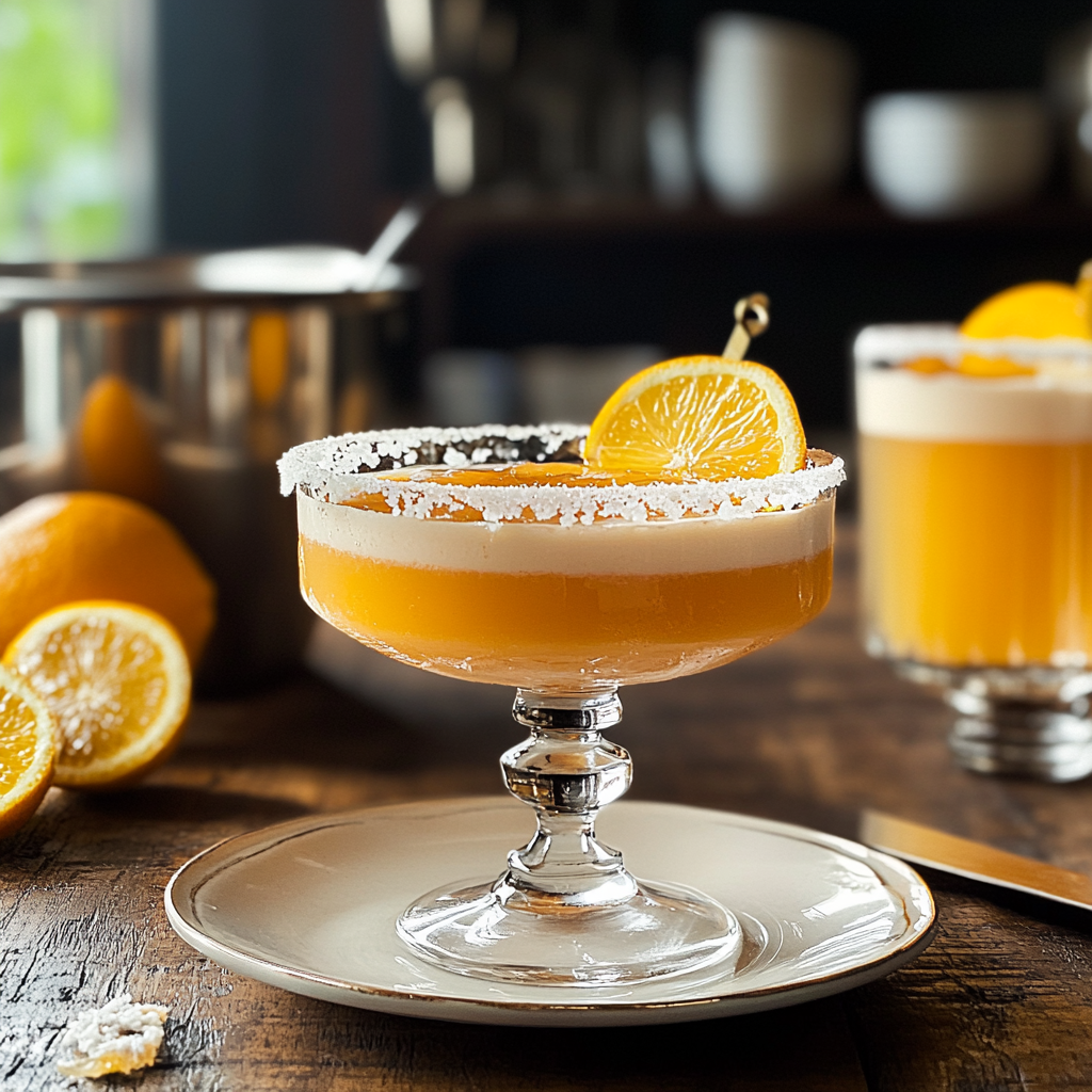 Recipe preparation for Sidecar Drink Recipe