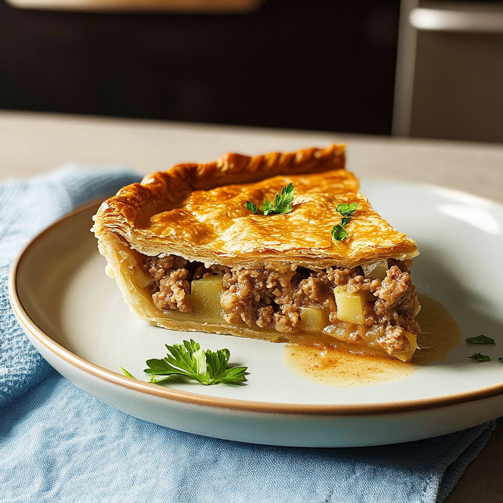 Recipe preparation for Tourtière – Meat and Potato Pie