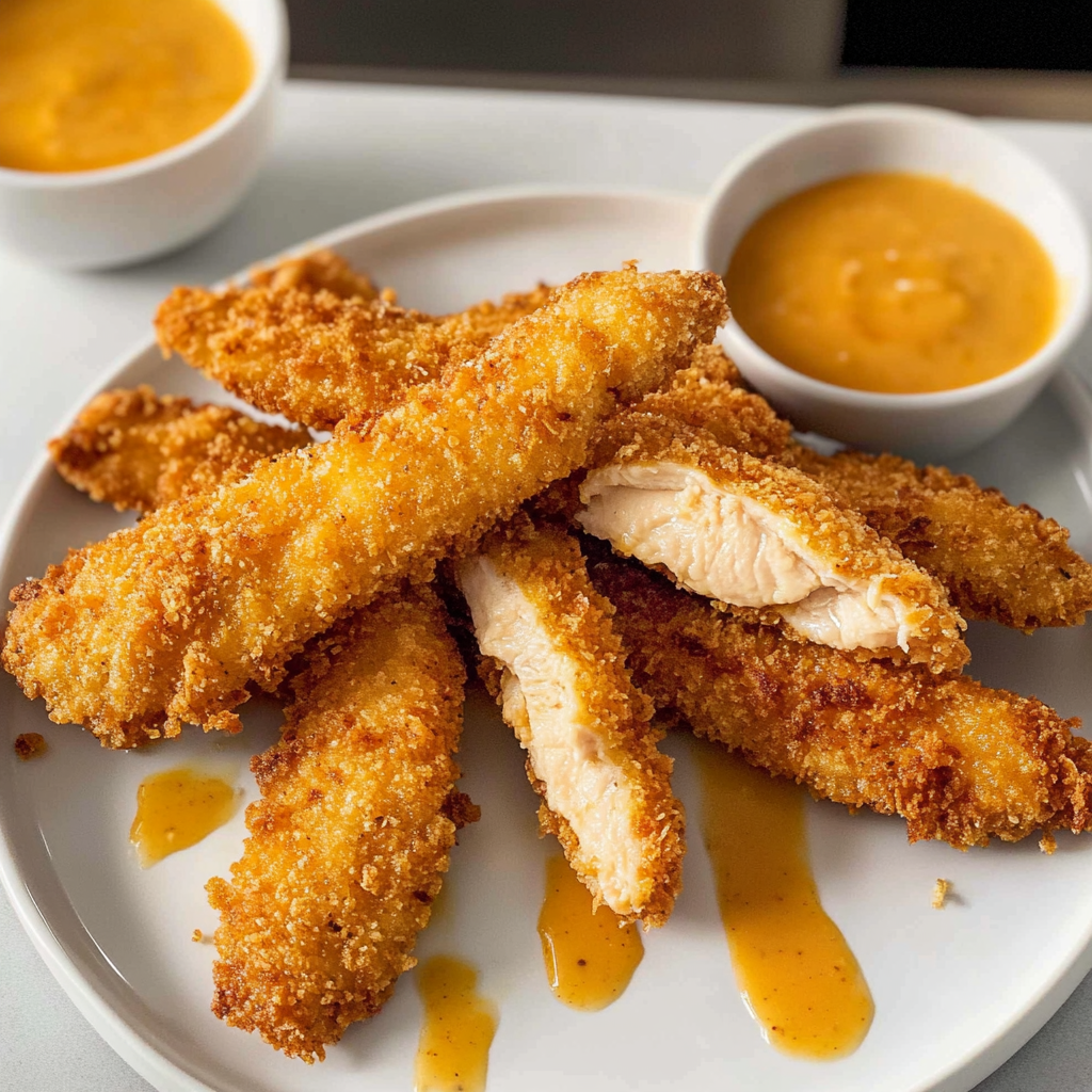 Recipe preparation for Oven baked chicken tenders