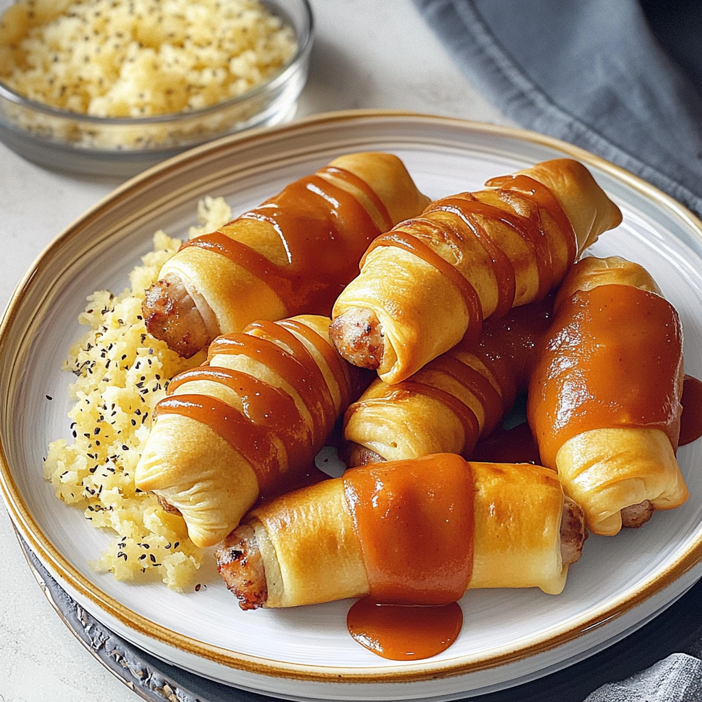 Recipe preparation for Pigs In A Blanket