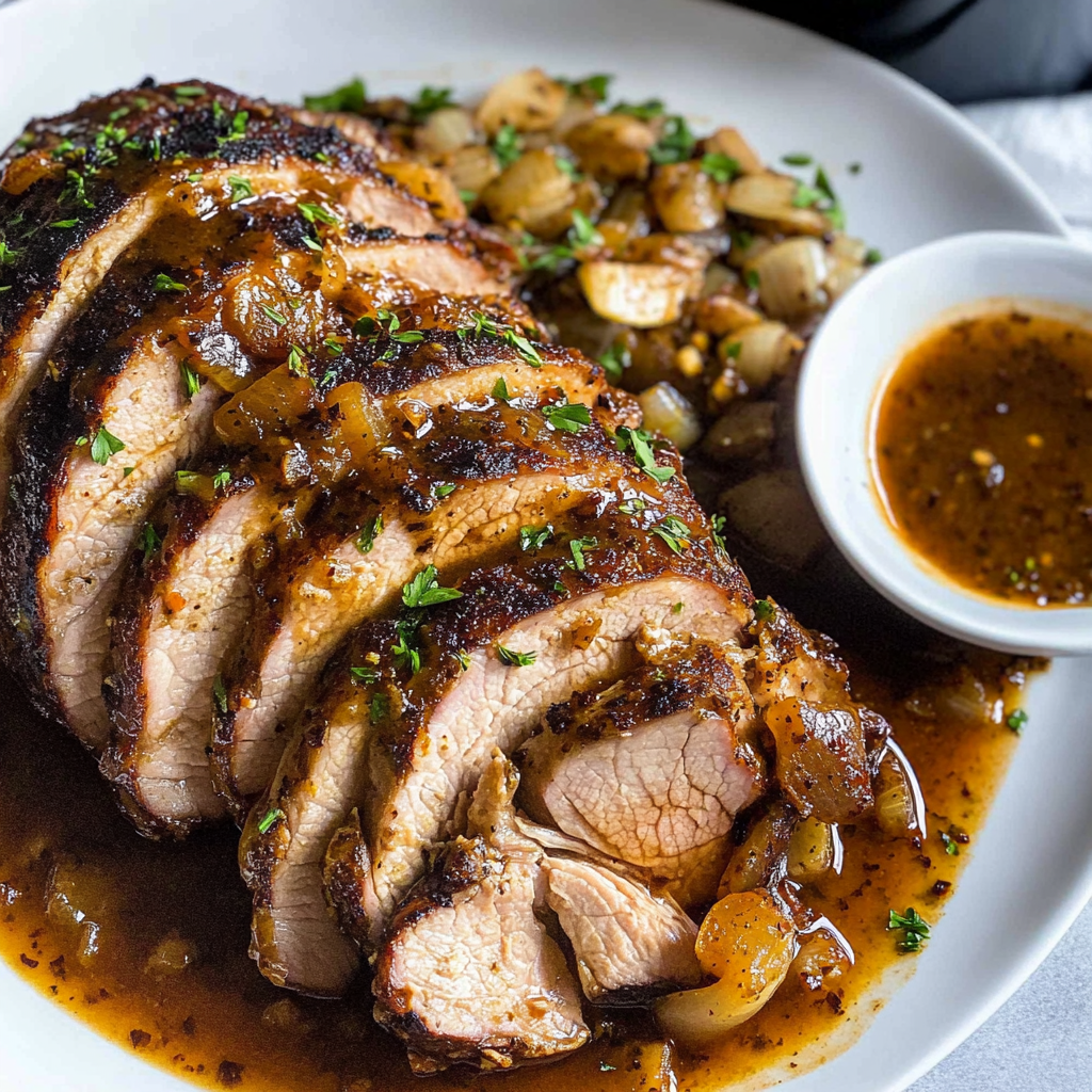 Recipe preparation for Crock Pot Pork Tenderloin
