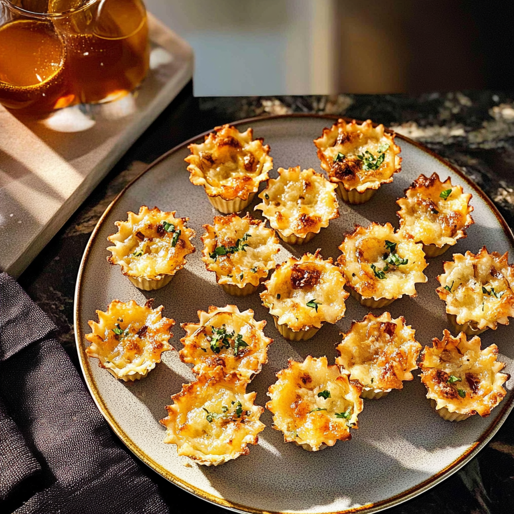 Recipe preparation for French Onion Cups