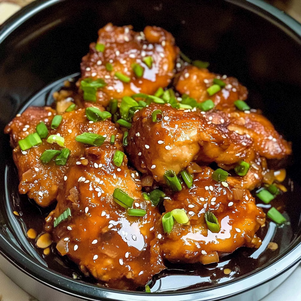 Recipe preparation for Slow Cooker Mongolian Chicken