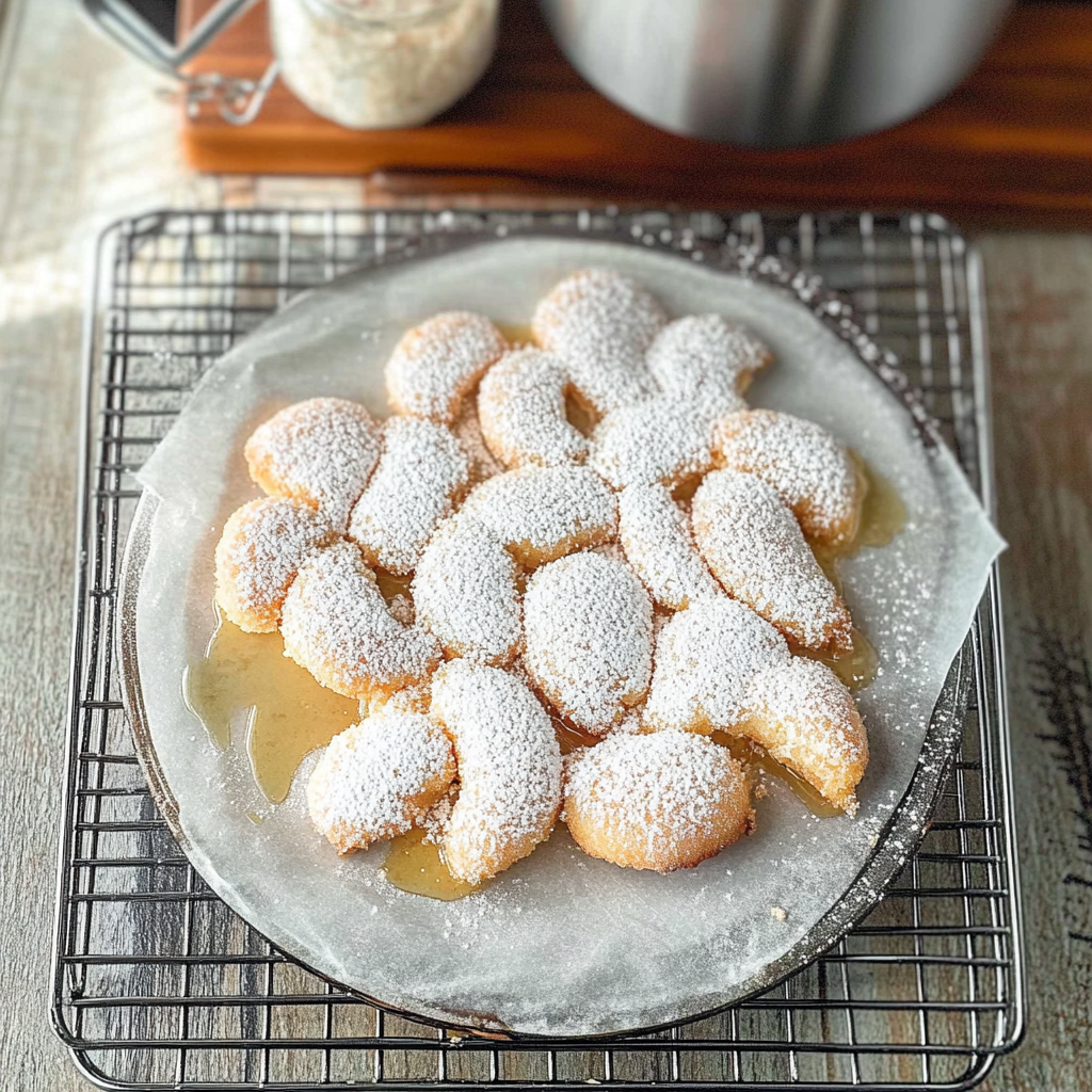 Recipe preparation for Kourambiethes