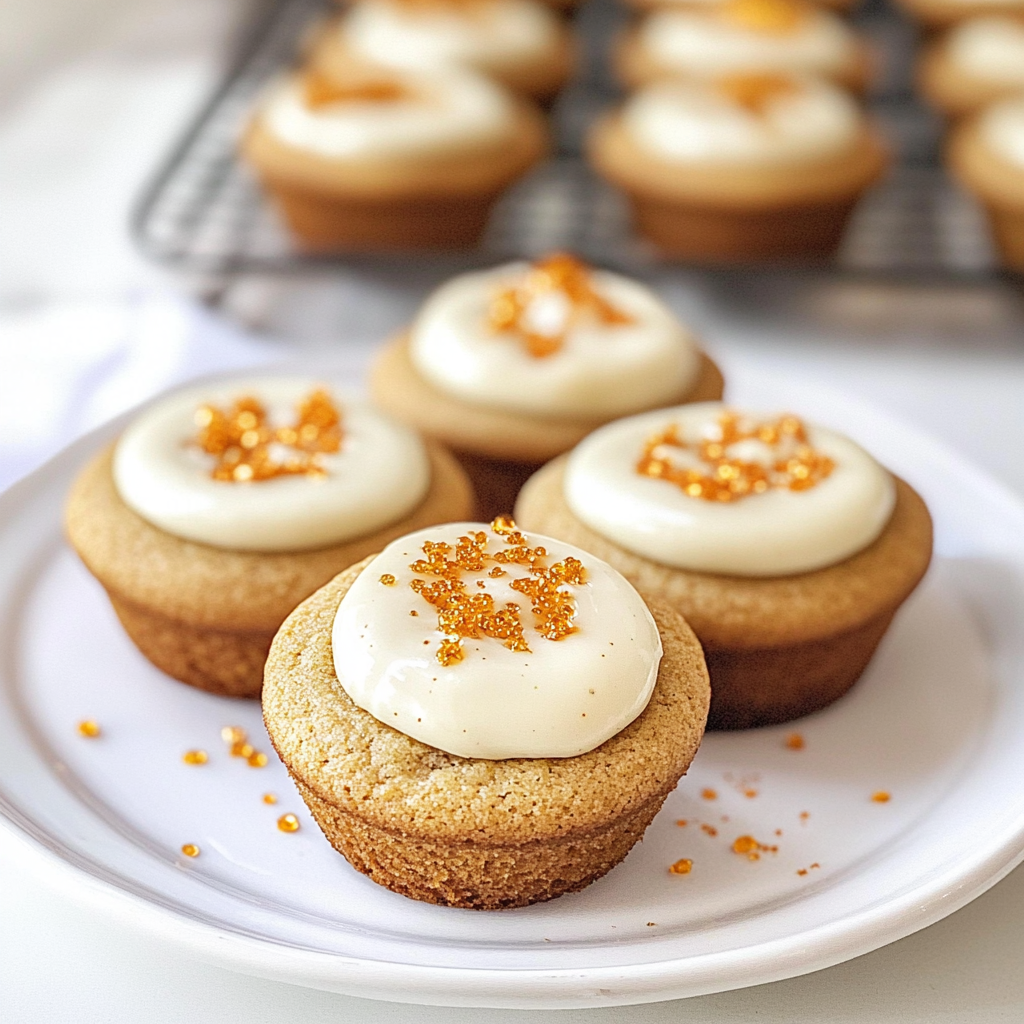 Recipe preparation for Eggnog Cheesecake Cookie Cups
